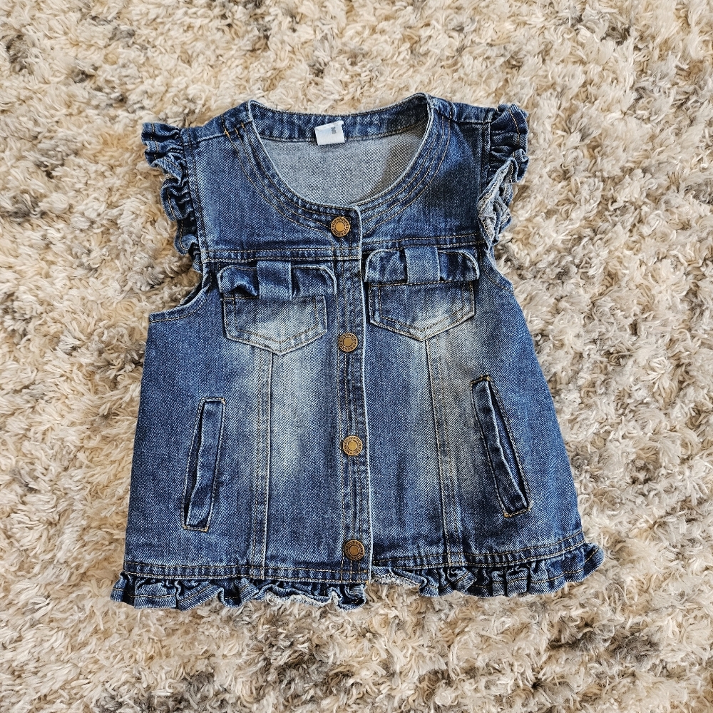 Toddler Denim Vest